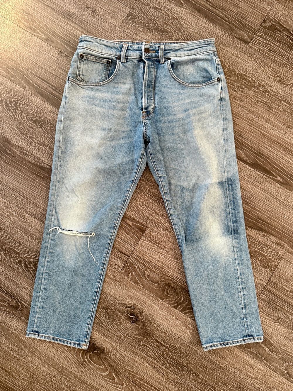 6397 Patch Blue Shorty Jeans
